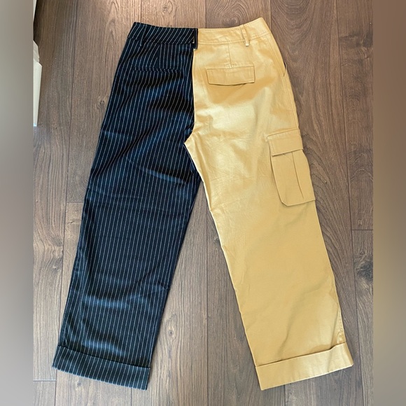 Chic Two-Tone Women's Trousers by Choosy - Picture 8 of 13